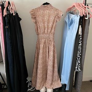 Forever 21 Mock neck floral dress
